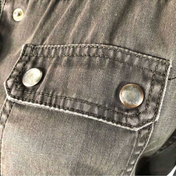 J Crew Relaxed Boyfriend Field Jacket Olive Green Size XS - Picture 11 of 15